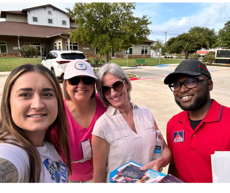 Block walking for Democracy