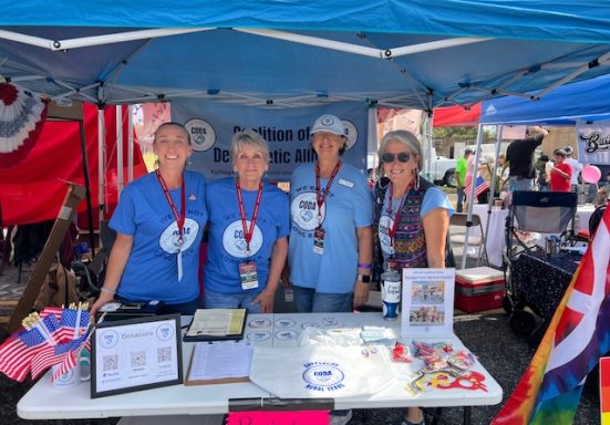 Tabling at Hogeye Festival in Elgin